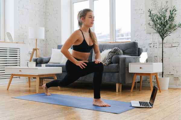 Woman exercising confidently after femiwand treatment Beaconsfield